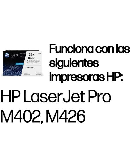 HP 26X CF226XD Tóner Negro