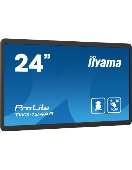 iiyama ProLite TW2424AS-B1 24" Pantalla Interactiva IPS 4K Ultra HD Negro