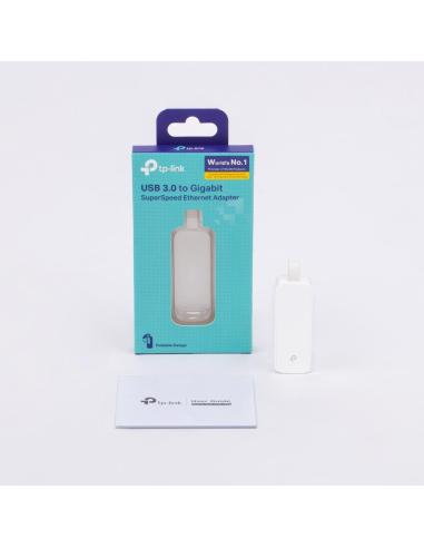 TP-Link UE300 Adaptador USB-A a RJ-45 Ethernet Gigabit Blanco