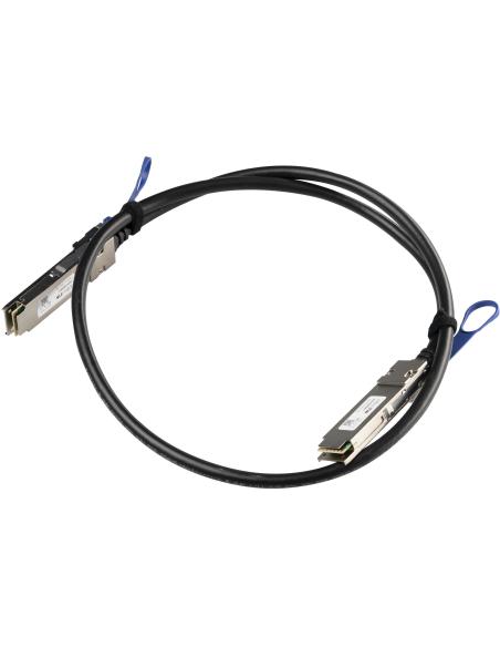 MikroTik XQ+DA0001 Cable de Fibra Óptica QSFP+ 1M Negro