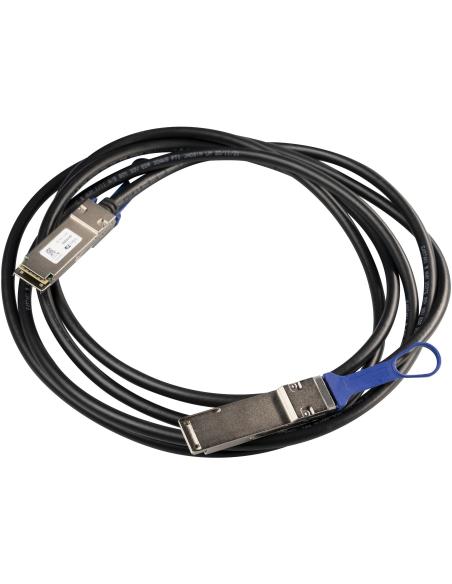 MikroTik XQ+DA0003 Cable de Fibra Óptica QSFP+ 3M Negro