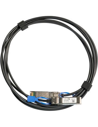 MikroTik XS+DA0001 Cable de Fibra Óptica 1M Negro