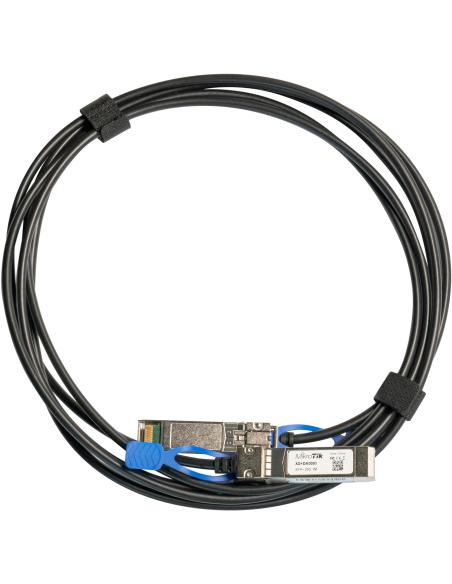 MikroTik XS+DA0001 Cable de Fibra Óptica 1M Negro