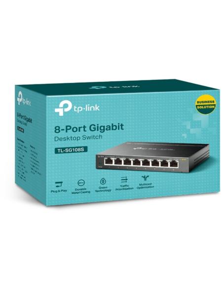 TP-Link TL-SG108 Switch No Administrado 8 Puertos Gigabit Ethernet