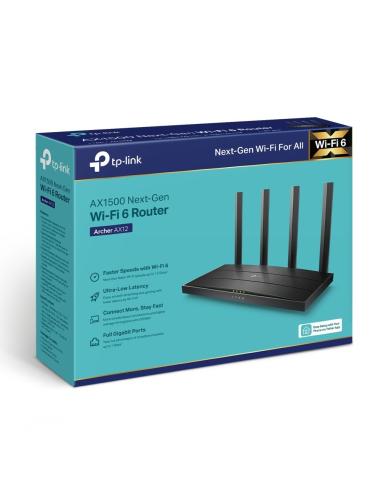 TP-Link Archer AX12 Router Dual-Band WiFi 6 AX1500 Negro