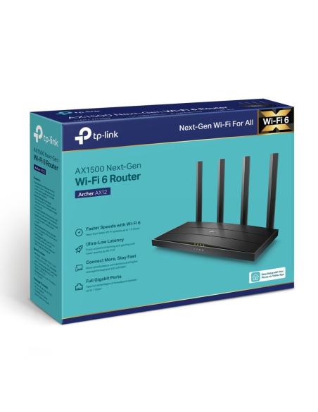 TP-Link Archer AX12 Router Dual-Band WiFi 6 AX1500 Negro