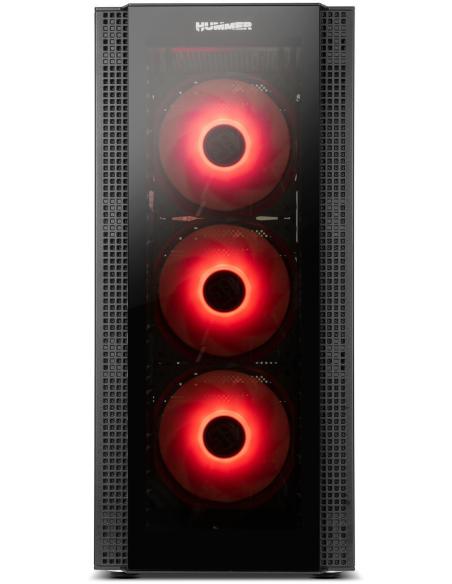 Nox Hummer Horus ARGB E-ATX Cristal Templado USB 3.0 Negra