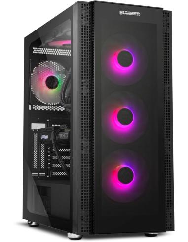Nox Hummer Horus ARGB E-ATX Cristal Templado USB 3.0 Negra