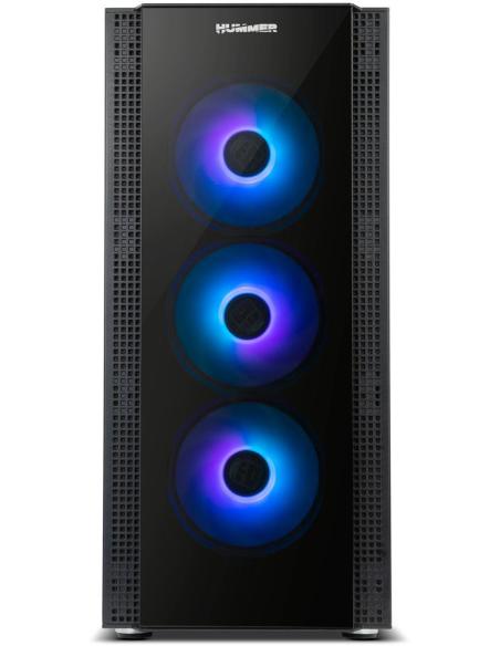 Nox Hummer Horus ARGB E-ATX Cristal Templado USB 3.0 Negra