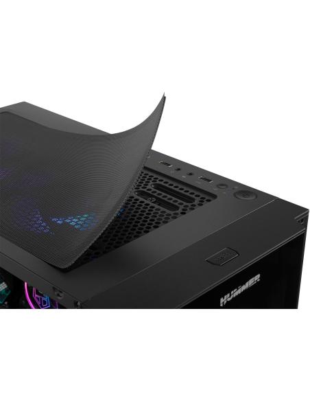 Nox Hummer Horus ARGB E-ATX Cristal Templado USB 3.0 Negra