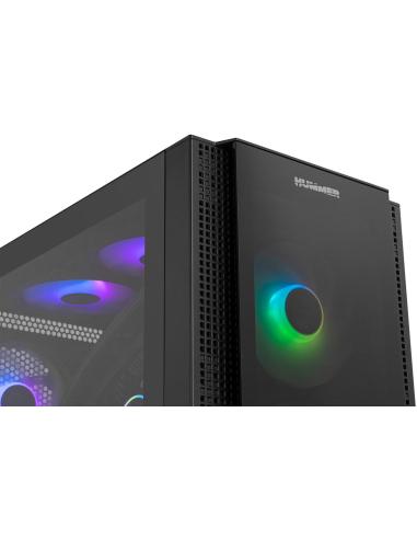 Nox Hummer Horus ARGB E-ATX Cristal Templado USB 3.0 Negra