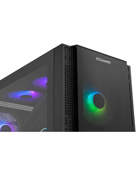 Nox Hummer Horus ARGB E-ATX Cristal Templado USB 3.0 Negra