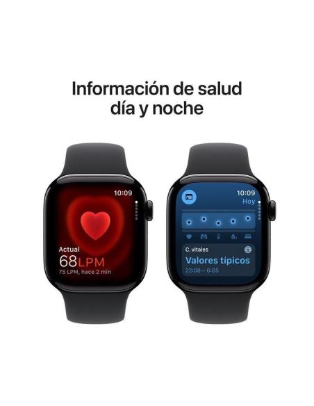 Apple Watch Series 10 GPS + Cellular 42mm Caja Titanio Natural con Correa Deportiva Gris Piedra S/M