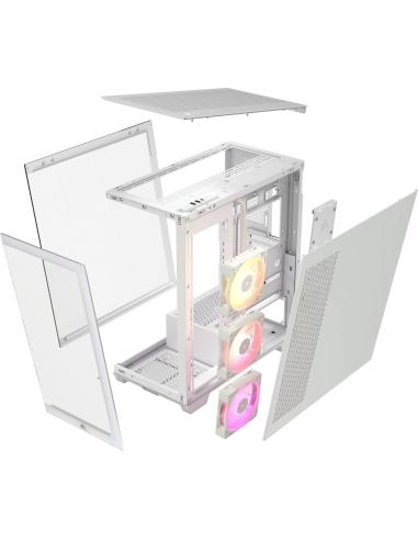 Corsair Icue Link 3500X RGB Torre E-ATX Cristal Templado USB 3.2 Blanca