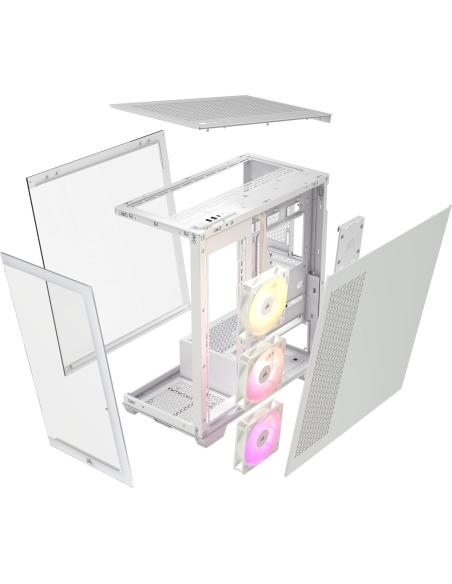 Corsair 3500X ARGB Torre E-ATX Cristal Templado USB 3.2 Blanca