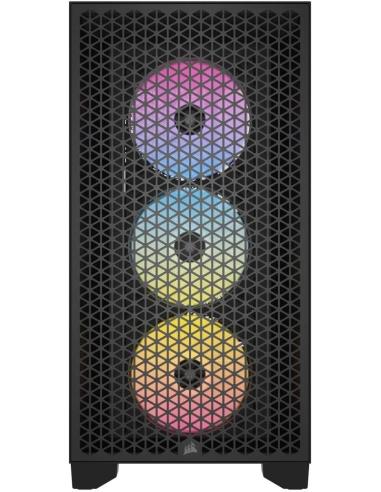 Corsair 3000D RGB AIRFLOW Cristal Templado USB 3.2 Negra