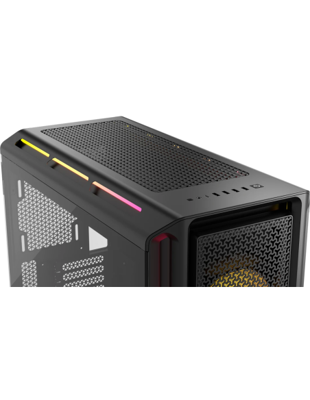 Corsair iCUE LINK 5000T LX RGB Midi Tower Cristal Templado USB 3.2 Negro