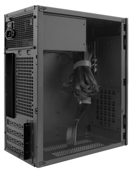 Coolbox M440 Caja Micro ATX USB 3.0 con Fuente De Alimentación BASIC500GR Negra