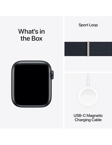 Apple Watch SE 2022 2ª Generación 40mm Aluminio medianoche con Correa Textil Medianoche