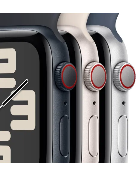 Apple Watch SE 2022 2ª Generación 40mm Aluminio Starlight con Correa Textil Beige