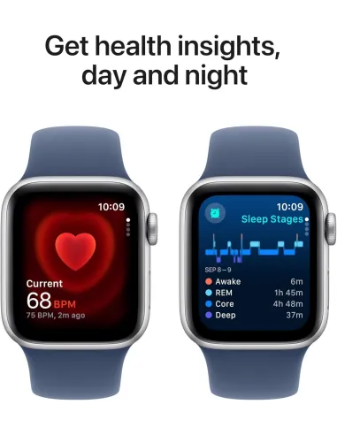 Apple Watch SE GPS 2ª Generación 40mm Aluminio Starlight con Correa Sport Azul