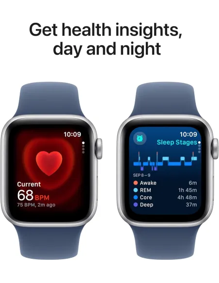 Apple Watch SE GPS 2ª Generación 40mm Aluminio Starlight con Correa Sport Azul