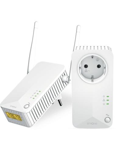 Strong Powerline WiFi V2 Pack de 2 Extensores Wifi 600 Mbit/s
