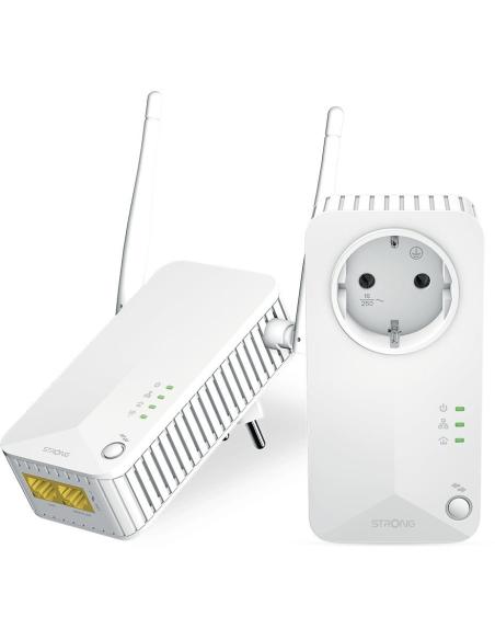 Strong Powerline WiFi V2 Pack de 2 Extensores Wifi 600 Mbit/s