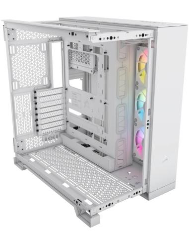 Corsair iCUE LINK 6500X RGB Midi Tower Cristal Templado USB 3.2 Blanco