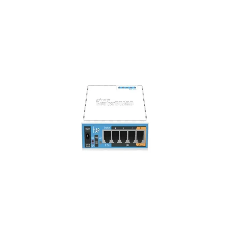 MikroTik RB951Ui-2nD hAP 5 Puertos/ RJ45 10/100/ PoE