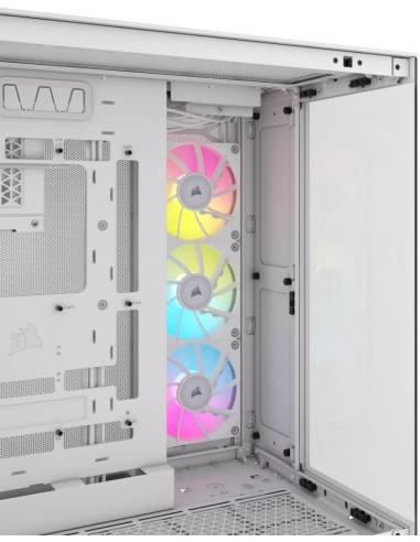 Corsair iCUE LINK 6500X RGB Midi Tower Cristal Templado USB 3.2 Blanco