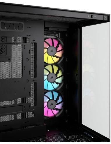 Corsair iCUE LINK 6500X RGB Midi Tower Cristal Templado USB 3.2 Negro