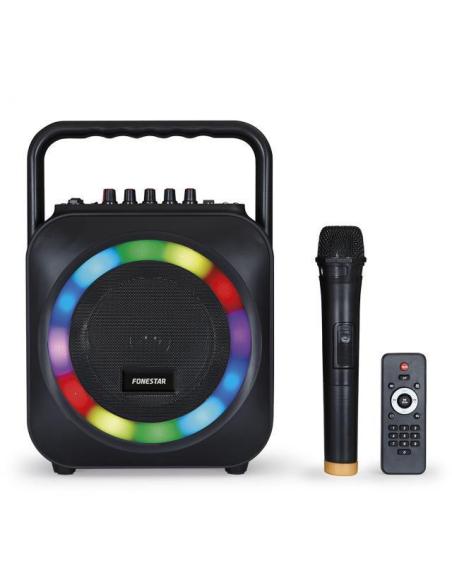 Fonestar BOX-35LED Altavoz Portátil Bluetooth con Micrófono