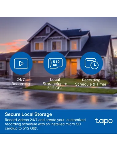 TP-Link TC40 Cámara de Vigilancia WiFi FHD 360º Blanca