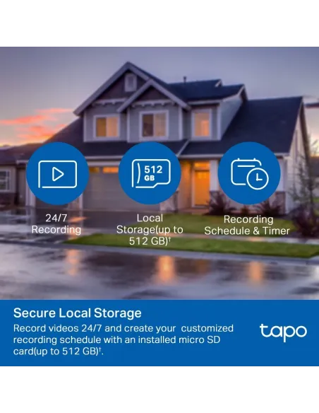 TP-Link TC40 Cámara de Vigilancia WiFi FHD 360º Blanca