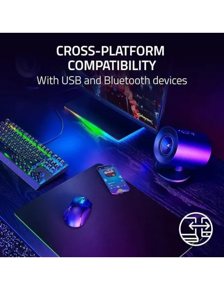 Razer Nommo V2 X Altavoces Gaming de Rango Completo 2.0 Bluetooth/USB Negros