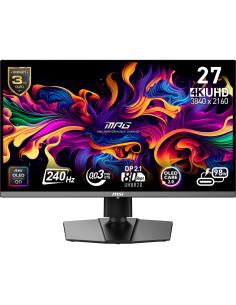 MSI MPG 272URX QD-OLED 26.5" QD-OLED UltraHD 4K 240Hz 0.03ms Altura Ajustable Adaptive Sync