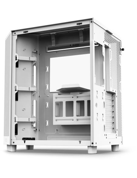 NZXT H6 Flow Cristal Templado USB-C 3.2 Blanca