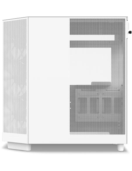 NZXT H6 Flow Cristal Templado USB-C 3.2 Blanca