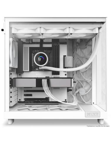 NZXT H6 Flow Cristal Templado USB-C 3.2 Blanca