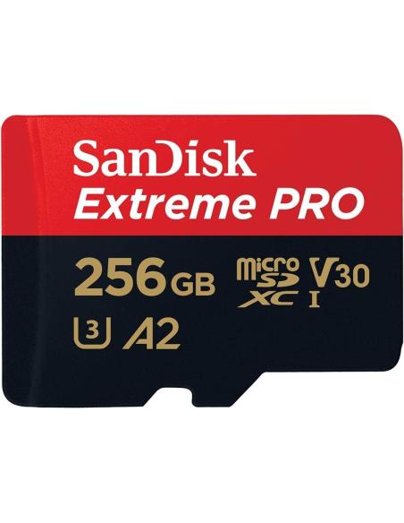 Sandisk Extreme Pro MicroSDXC 256GB UHS-I A2 Clase 10 V30