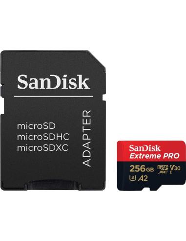 Sandisk Extreme Pro MicroSDXC 256GB UHS-I A2 Clase 10 V30