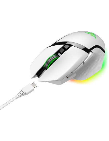 Razer Basilisk V3 Pro Ratón Gaming Inalámbrico 30000 DPI Blanco