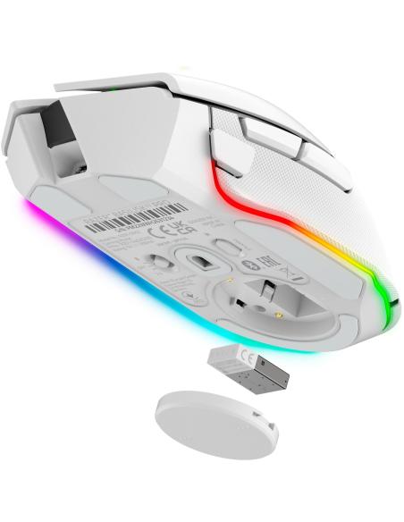 Razer Basilisk V3 Pro Ratón Gaming Inalámbrico 30000 DPI Blanco