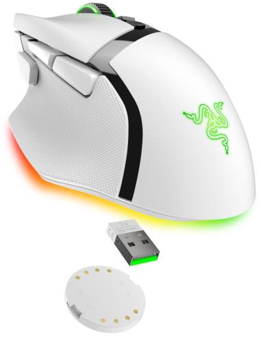 Razer Basilisk V3 Pro Ratón Gaming Inalámbrico 30000 DPI Blanco