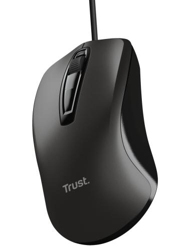 Trust Basics Ratón Óptico 1200DPI Negro
