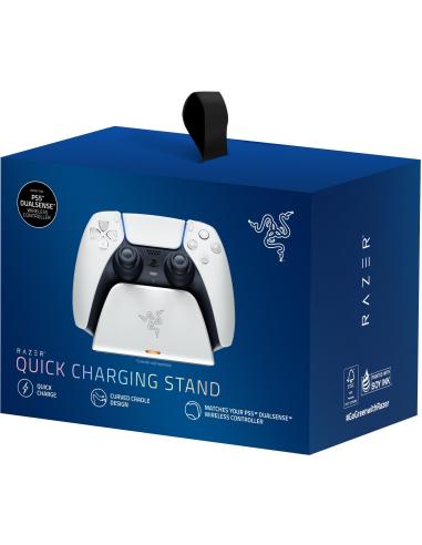 Razer Quick Charging Stand para Mando Inalámbrico DualSense de PS5 Blanca