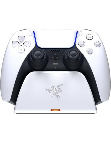 Razer Quick Charging Stand para Mando Inalámbrico DualSense de PS5 Blanca
