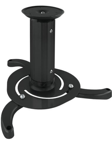 TooQ PJ1010TN-B Soporte de Techo para Proyectores Inclinable y Giratorio 360º Máx. 10Kg Negro