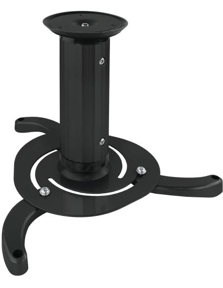TooQ PJ1010TN-B Soporte de Techo para Proyectores Inclinable y Giratorio 360º Máx. 10Kg Negro